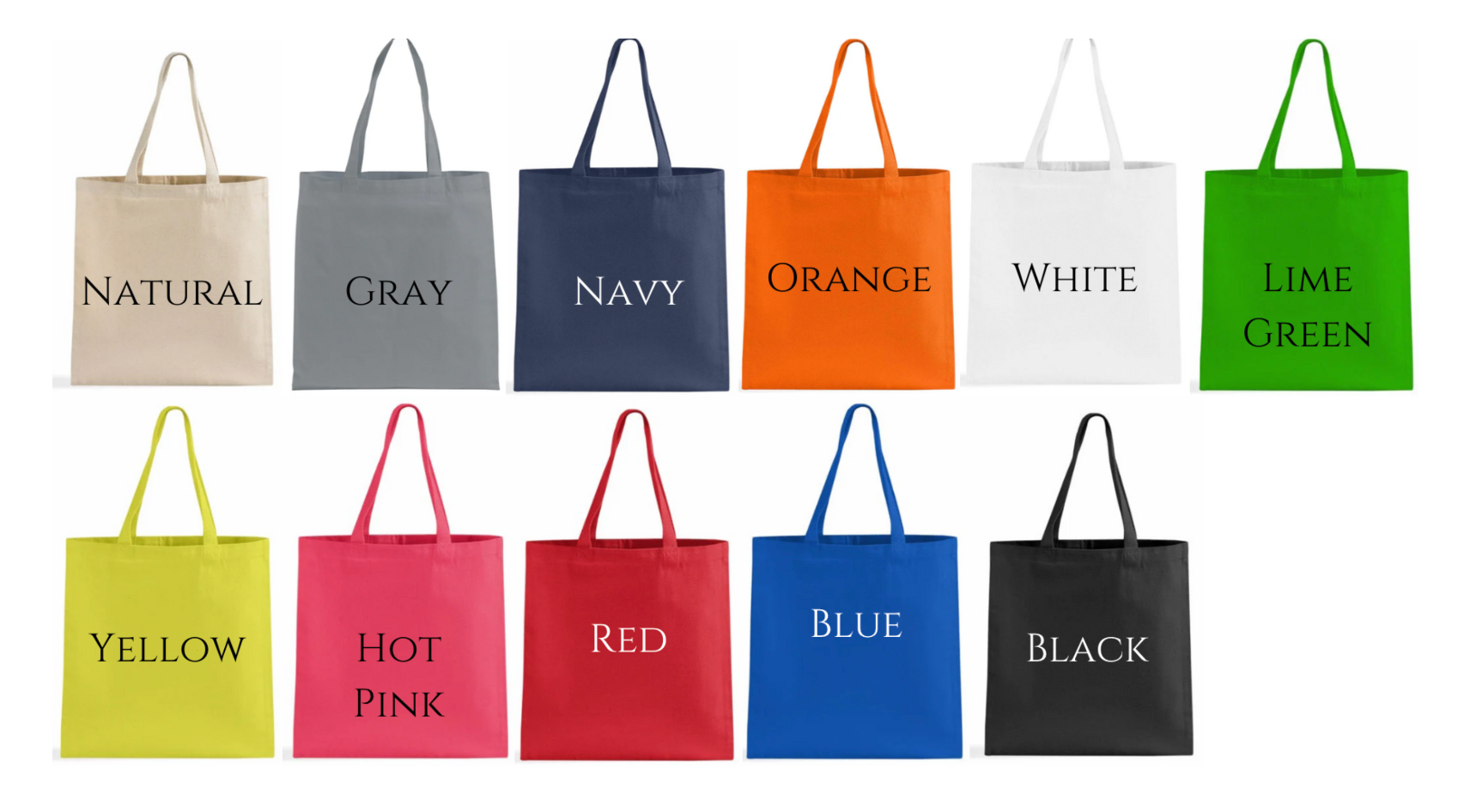 Blue Floral Letter Tote