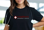 Neighbors Emergency Center Basic Logo Tee